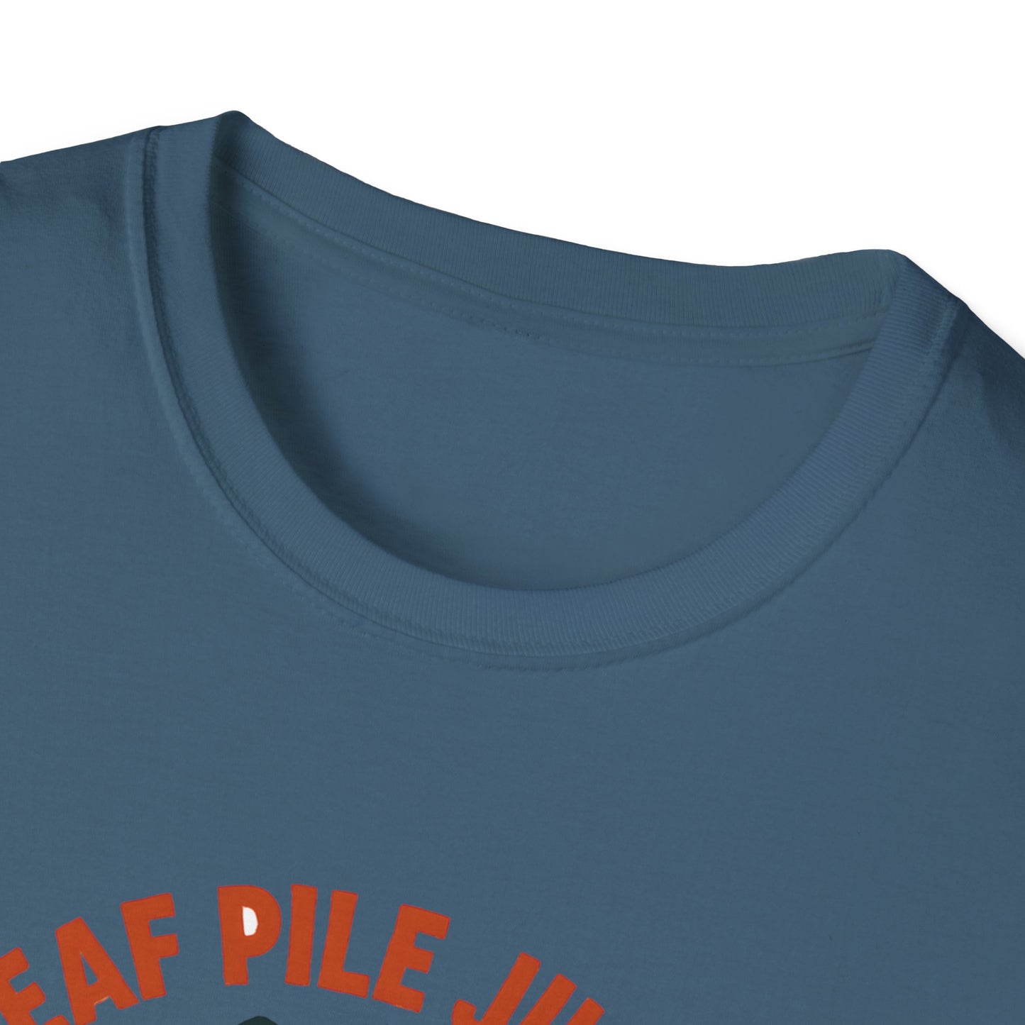 Leaf Pile Jump Fitness T-Shirt