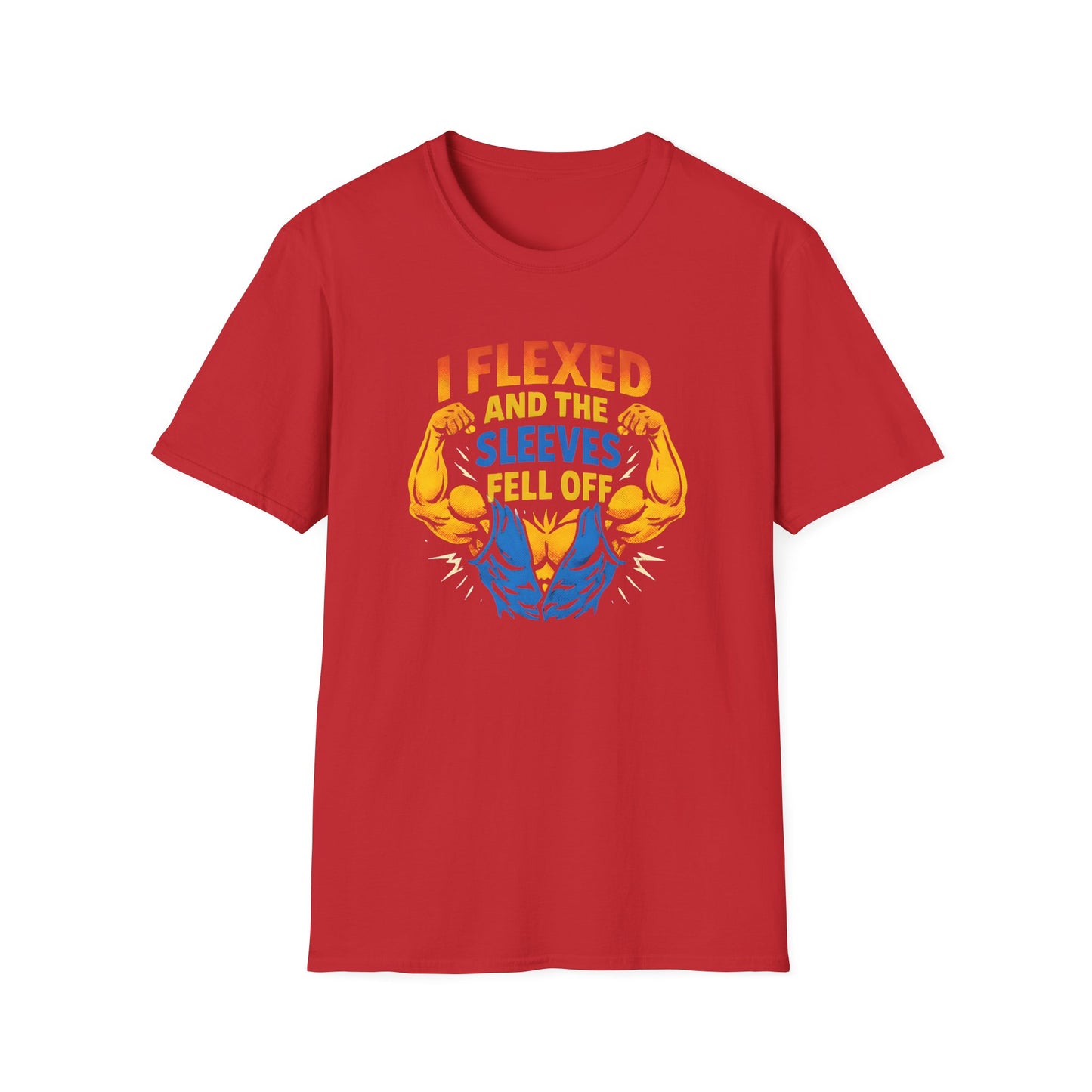 Flexed Arms Sleeves Off T-Shirt