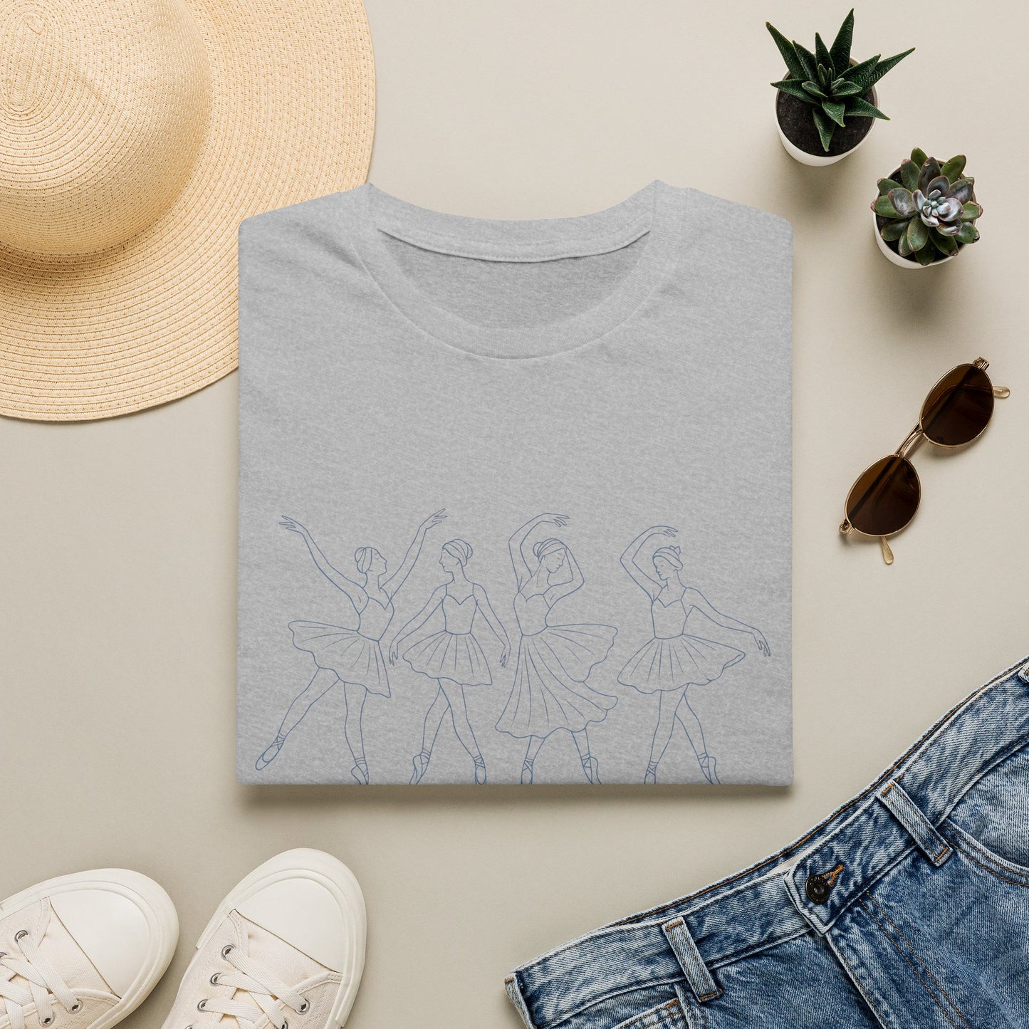 Four Ballet Dancers T-Shirt