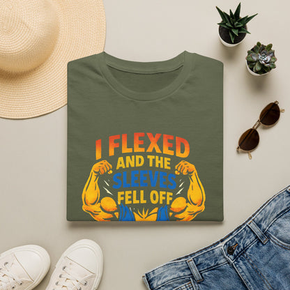 Flexed Arms Sleeves Off T-Shirt