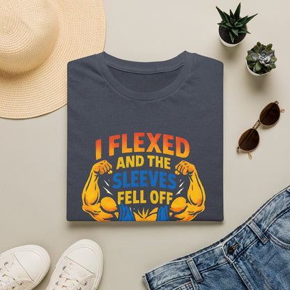 Flexed Arms Sleeves Off T-Shirt
