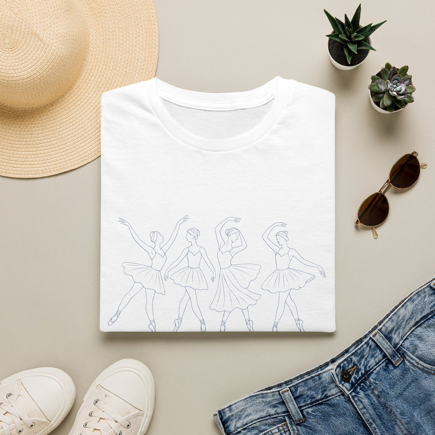 Four Ballet Dancers T-Shirt