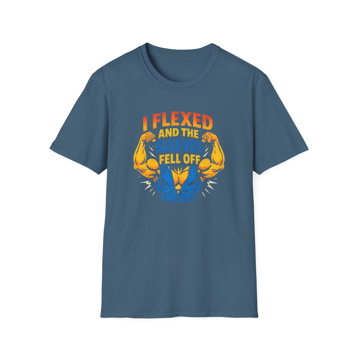Flexed Arms Sleeves Off T-Shirt