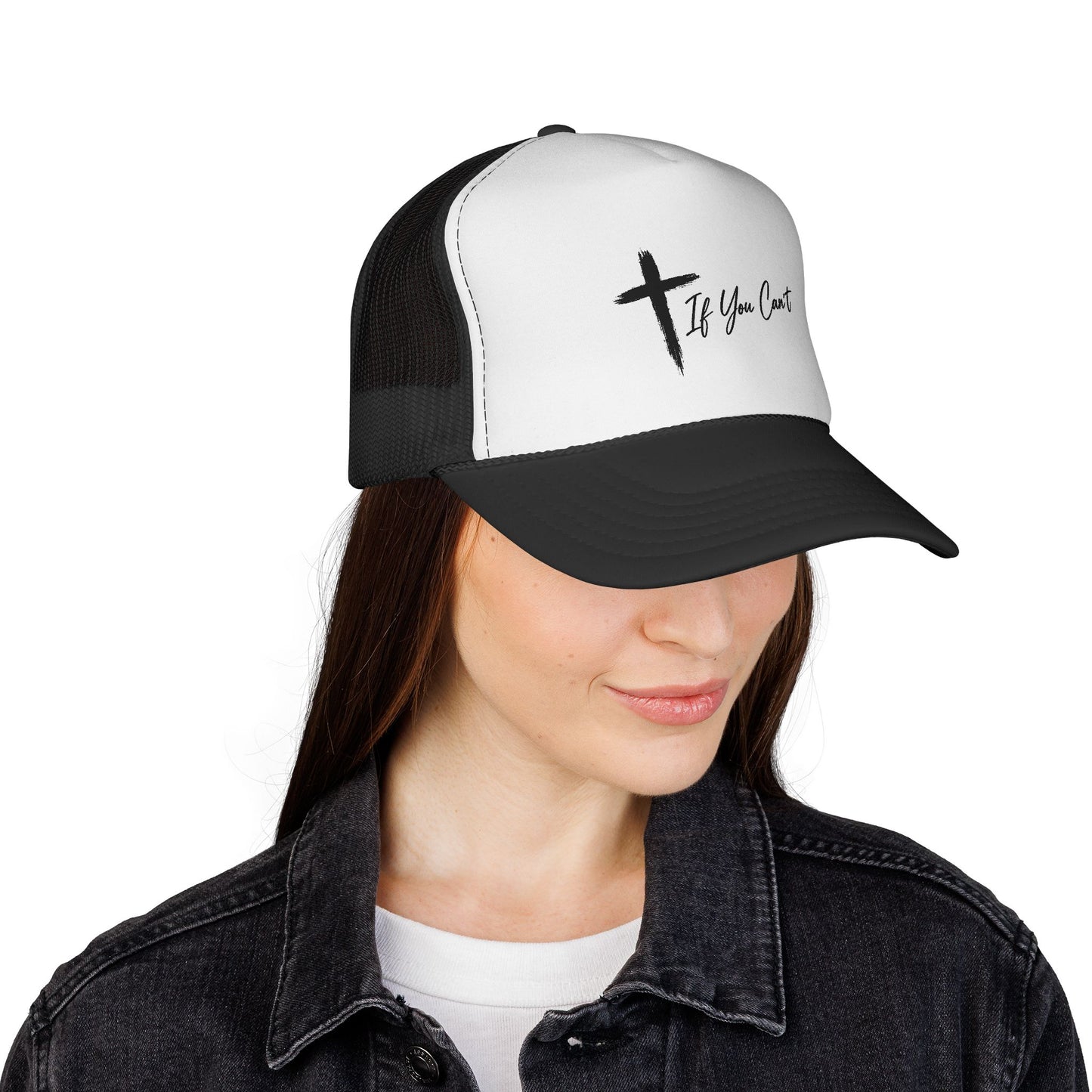 Christian Trucker Cap — If You Can’t (Cross Script) Hat