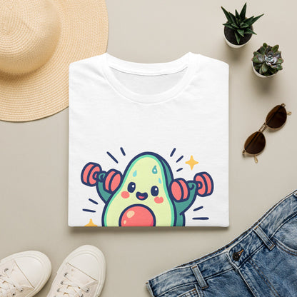 Avocado Lifting Weights T-Shirt