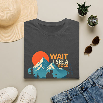 Hiker on Mountain Trail T-Shirt