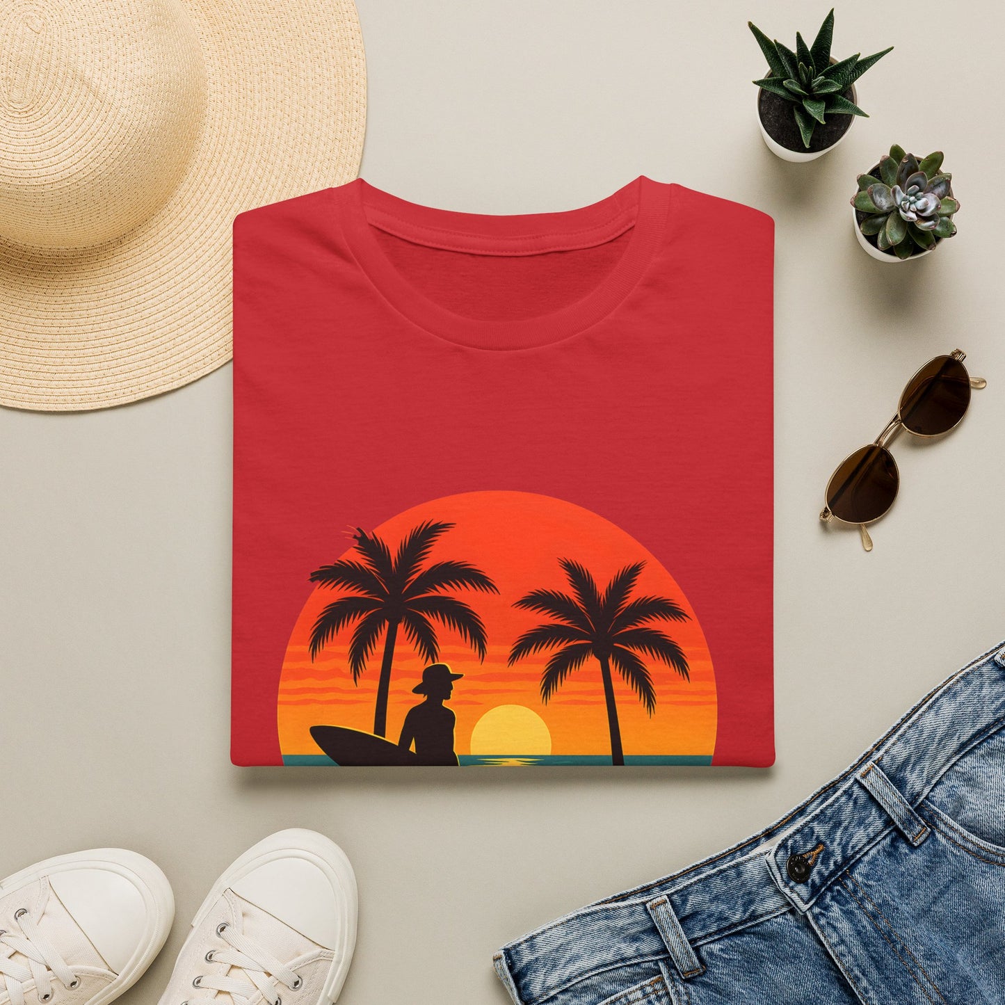 Surfer at Sunset T-Shirt