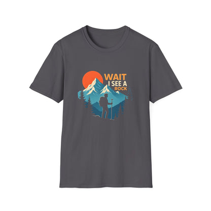 Hiker on Mountain Trail T-Shirt