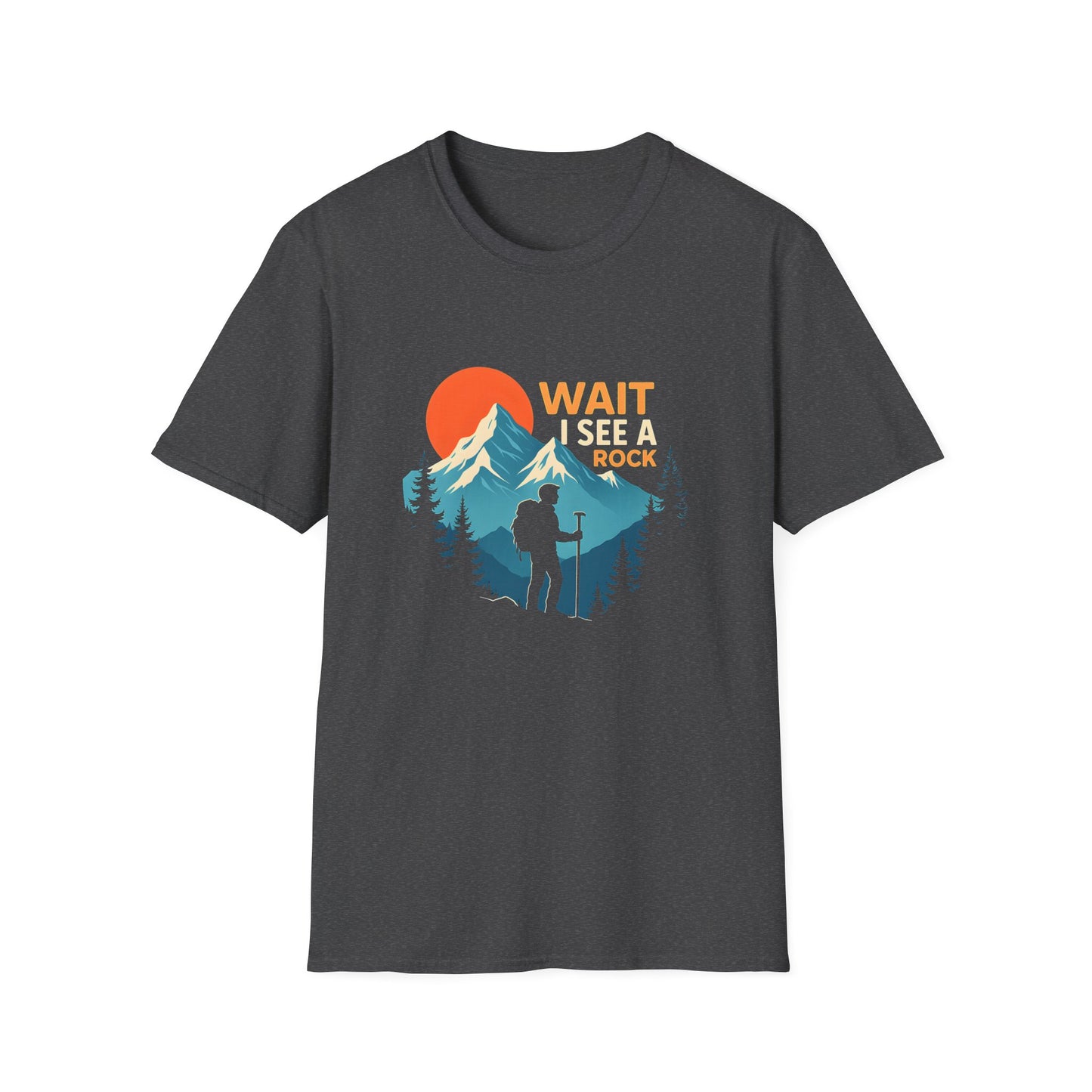 Hiker on Mountain Trail T-Shirt