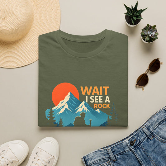 Hiker on Mountain Trail T-Shirt