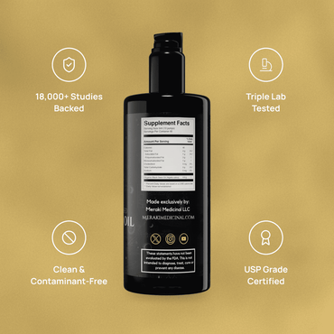 High Potency Cold-Pressed Organic Black Seed Oil with 3% Thymoquinone
