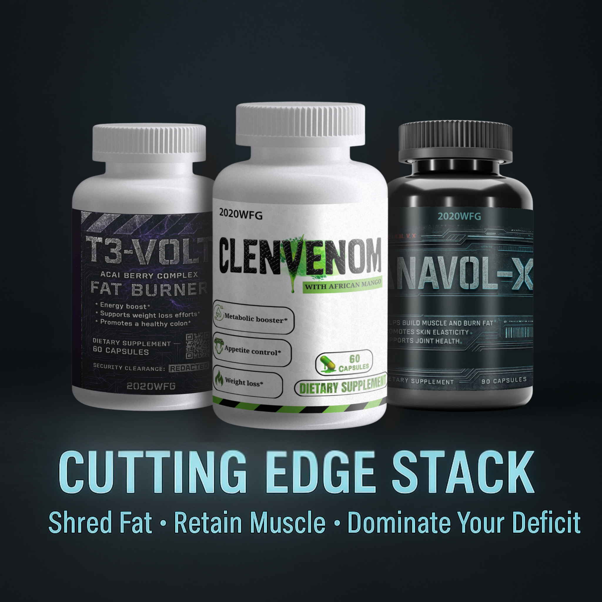 Cutting Edge Stack – Fat Loss & Muscle Preservation Supplement Cycle ...